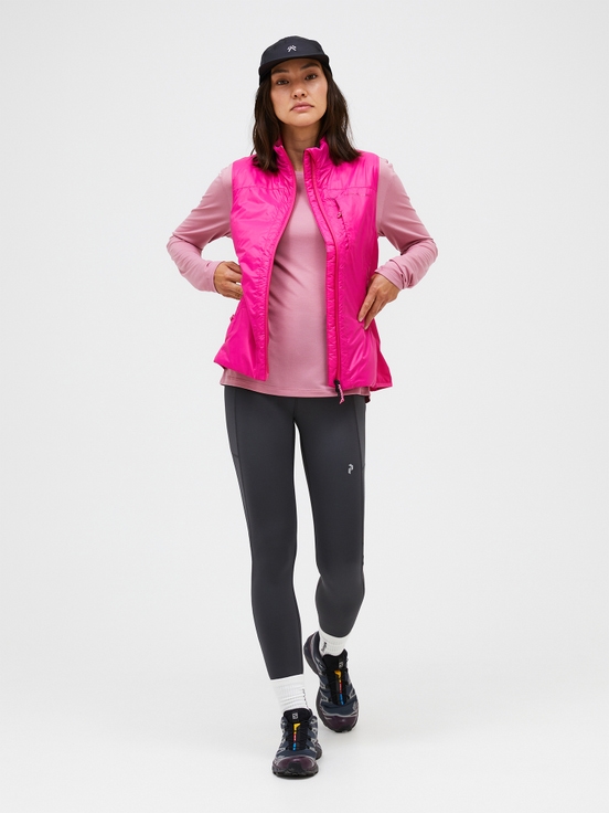 Pink Women Peak Performance Radiance Hybrid Vest | US-HRVCZ3879