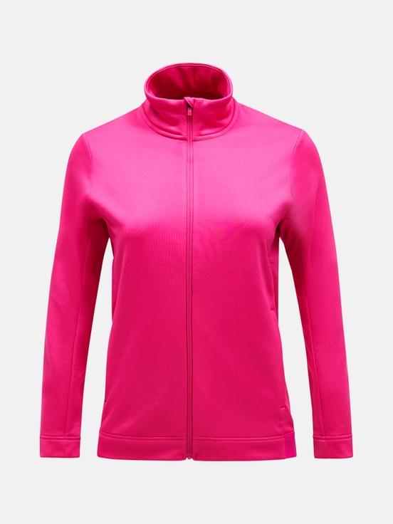 Pink Women Peak Performance Rider Tech Zip Midlayers | US-VRNAM8215