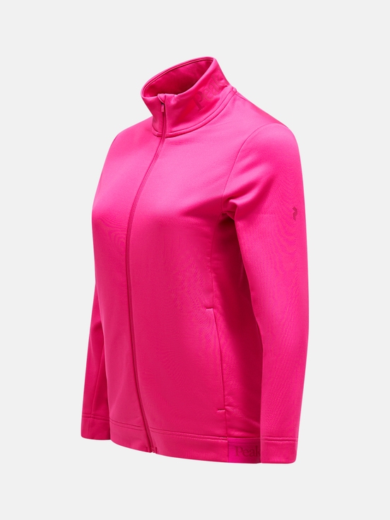 Pink Women Peak Performance Rider Tech Zip Midlayers | US-VRNAM8215