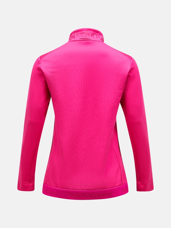 Pink Women Peak Performance Rider Tech Zip Midlayers | US-VRNAM8215