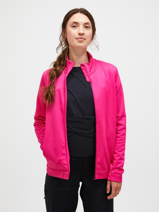 Pink Women Peak Performance Rider Tech Zip Midlayers | US-VRNAM8215