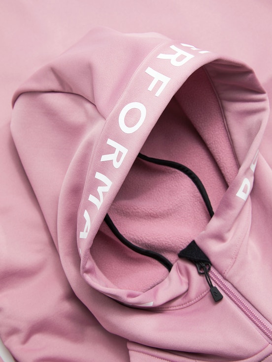 Pink Women Peak Performance Rider Zip Hood Midlayers | US-PWUTX1528