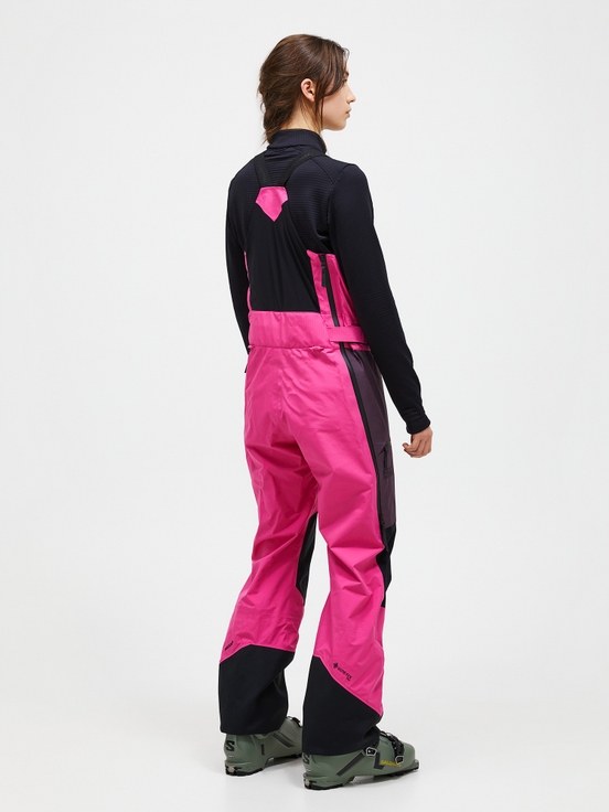 Pink / Dark Purple Women Peak Performance Vertical Gore-tex Pro 3l Shell Bib Pants | US-CMVZY1756