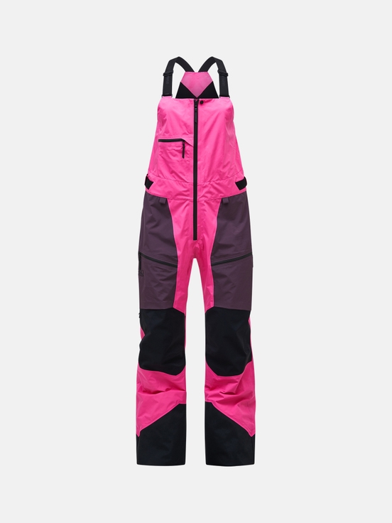 Pink / Dark Purple Women Peak Performance Vertical Gore-tex Pro 3l Shell Bib Pants | US-CMVZY1756