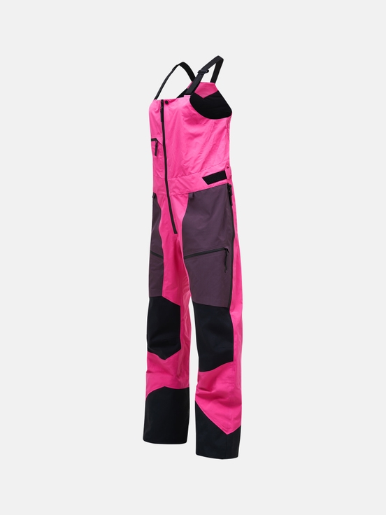 Pink / Dark Purple Women Peak Performance Vertical Gore-tex Pro 3l Shell Bib Pants | US-CMVZY1756