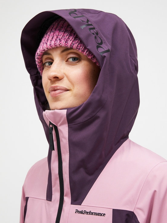 Pink / Purple Women Peak Performance Rider Tech Insulated Ski Jacket | US-WHIVQ9612