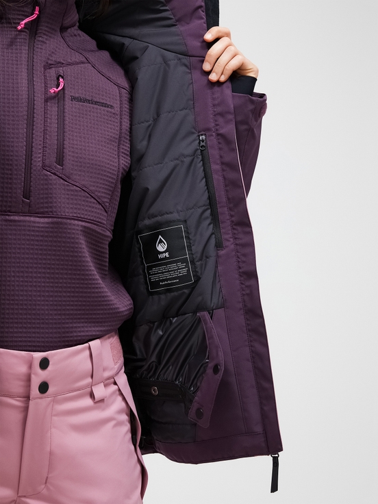 Pink / Purple Women Peak Performance Rider Tech Insulated Ski Jacket | US-WHIVQ9612