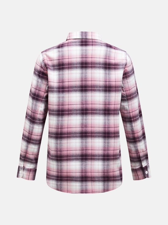 Pink / White / Purple Women Peak Performance Cotton Flannel Shirts | US-HWGLY7064