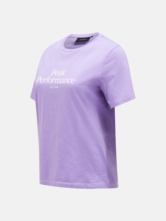 Purple Women Peak Performance Original T-shirt | US-JZAQE8623