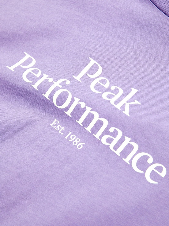 Purple Women Peak Performance Original T-shirt | US-JZAQE8623