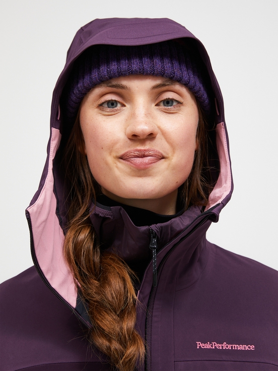 Purple / Pink Women Peak Performance Ascent Softshell Ski Jacket | US-MVJIC5379