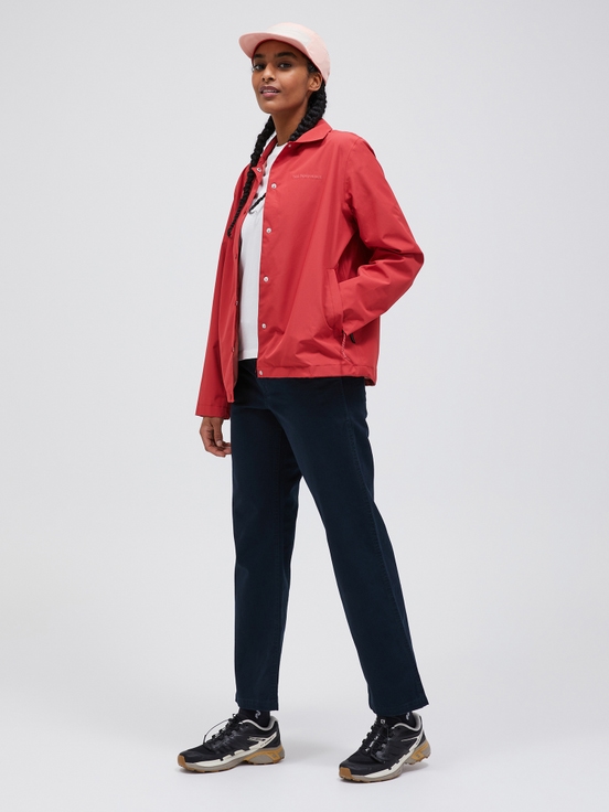 Red Women Peak Performance 2l Coach Shell Jacket | US-DHEGN2364