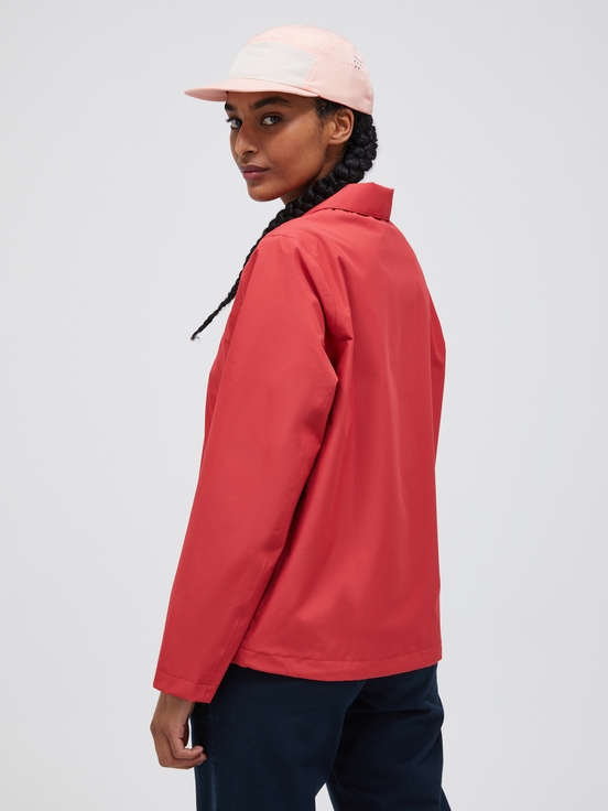 Red Women Peak Performance 2l Coach Shell Jacket | US-DHEGN2364