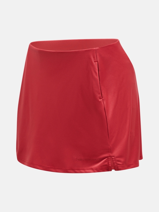 Red Women Peak Performance Player Skirt | US-HAFLK5382