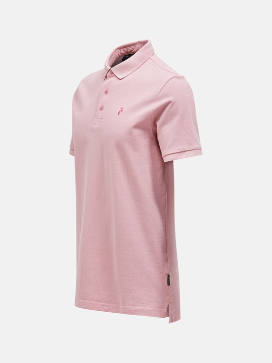 Rose Men Peak Performance Classic Cotton Polo Shirts | US-MAXJW3647