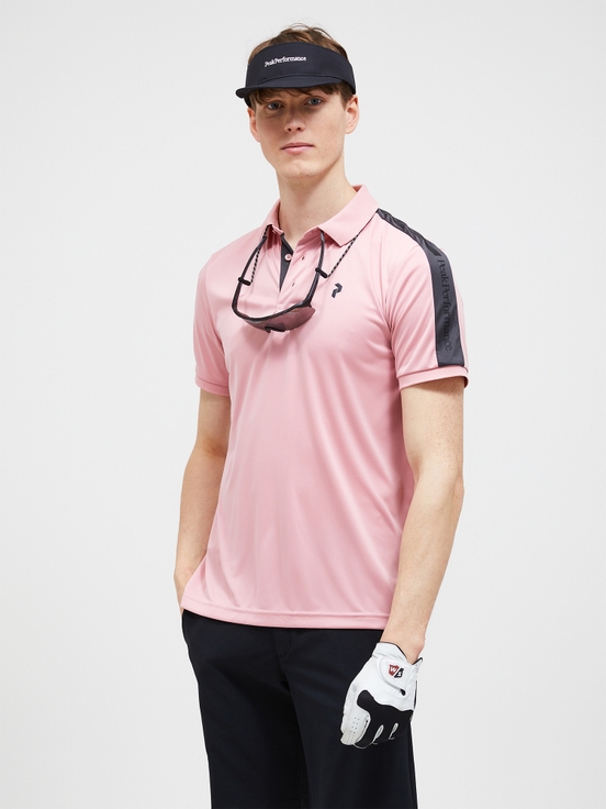 Rose Men Peak Performance Player Polo Polo Shirts | US-UMVIE6149