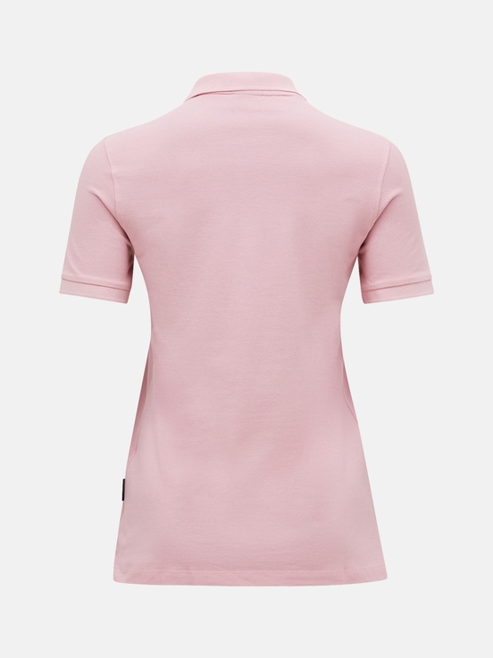 Rose Women Peak Performance Classic Cotton Polo Shirts | US-PJHAF9526