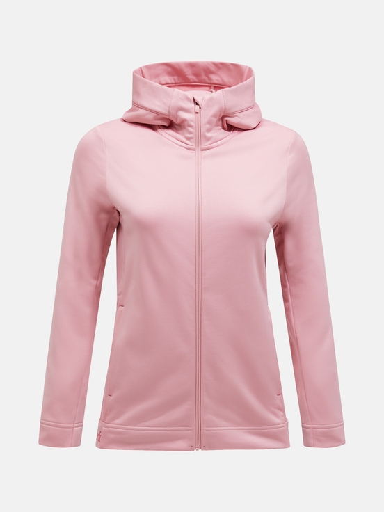 Rose Women Peak Performance Rider Tech Zip Hood Midlayers | US-AQGUN5279