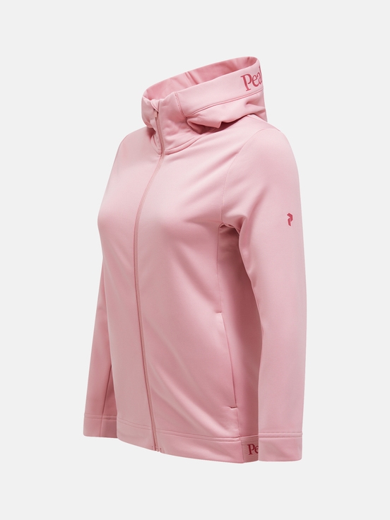 Rose Women Peak Performance Rider Tech Zip Hood Midlayers | US-AQGUN5279