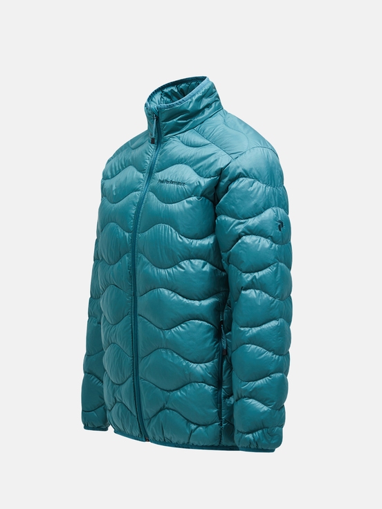 Turquoise Men Peak Performance Helium Down Jacket | US-COEFP0749