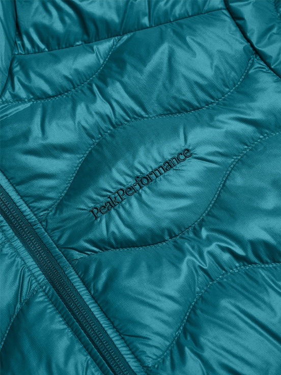 Turquoise Men Peak Performance Helium Down Jacket | US-COEFP0749