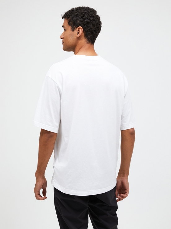 White Men Peak Performance Coolmax Cotton T-shirt | US-JAPIL8341