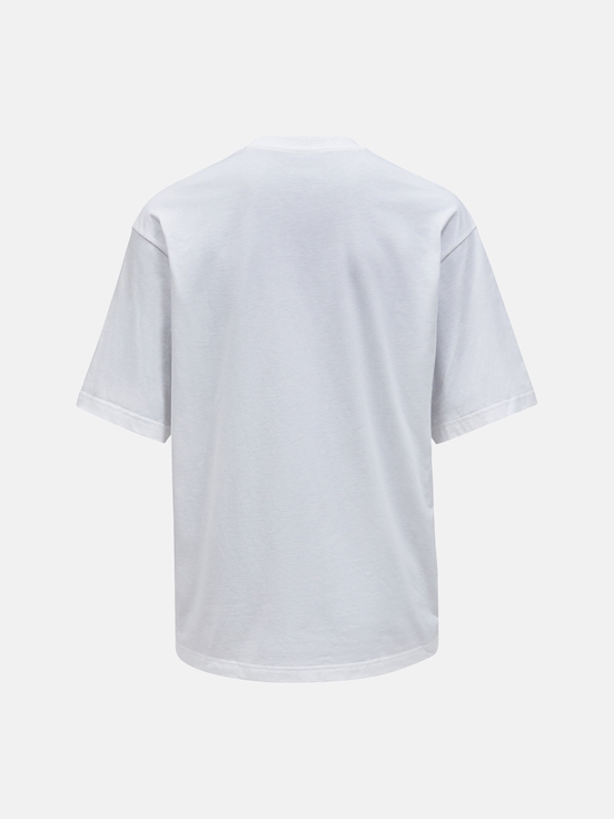 White Men Peak Performance Coolmax Cotton T-shirt | US-JAPIL8341