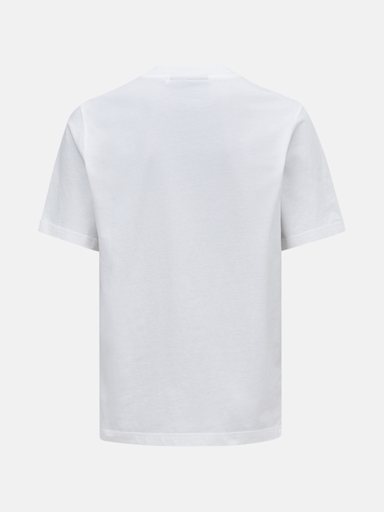 White Men Peak Performance Original Small Logo T-shirt | US-DWGNU9654