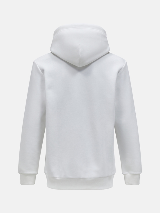 White Men Peak Performance Original Small Logo Zip Hoodie | US-ZSTKV5412