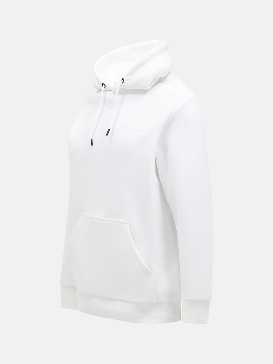 White Men Peak Performance Original Small Logo Hood Hoodie | US-SVKAY2856