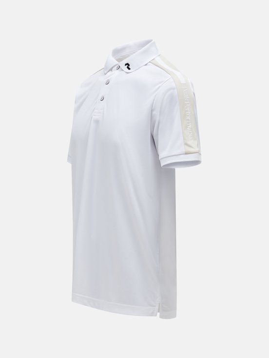 White Men Peak Performance Player Polo Shirts | US-QHLFX3715