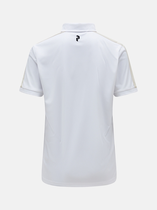 White Men Peak Performance Player Polo Shirts | US-QHLFX3715