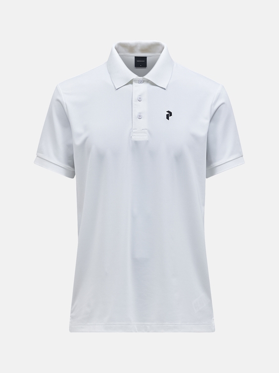 White Men Peak Performance Vespar Polo Shirts | US-SPGZD3751