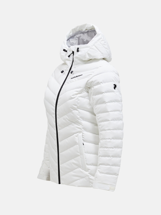 White Women Peak Performance Frost Down Ski Jacket | US-HALZT2097