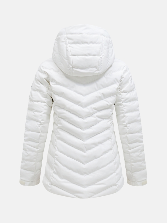 White Women Peak Performance Frost Down Ski Jacket | US-HALZT2097