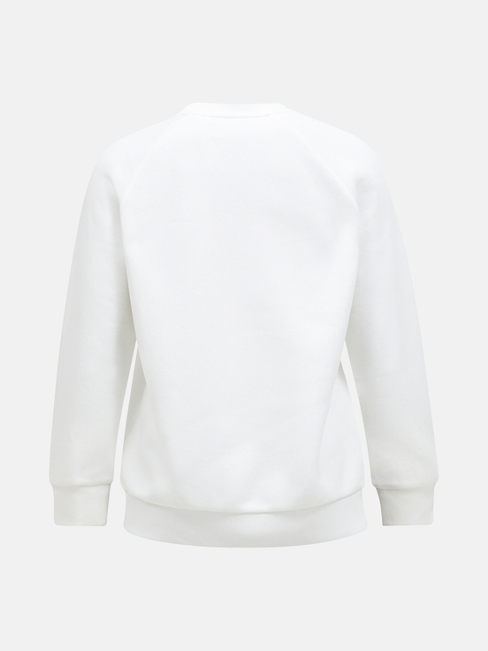 White Women Peak Performance Fwt Logo Crew Sweatshirt | US-JOZRH0826