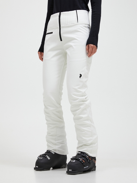 White Women Peak Performance High Stretch Ski Pants | US-DIUPB7521