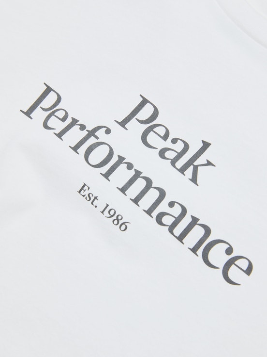 White Women Peak Performance Original T-shirt | US-RPVZE5124