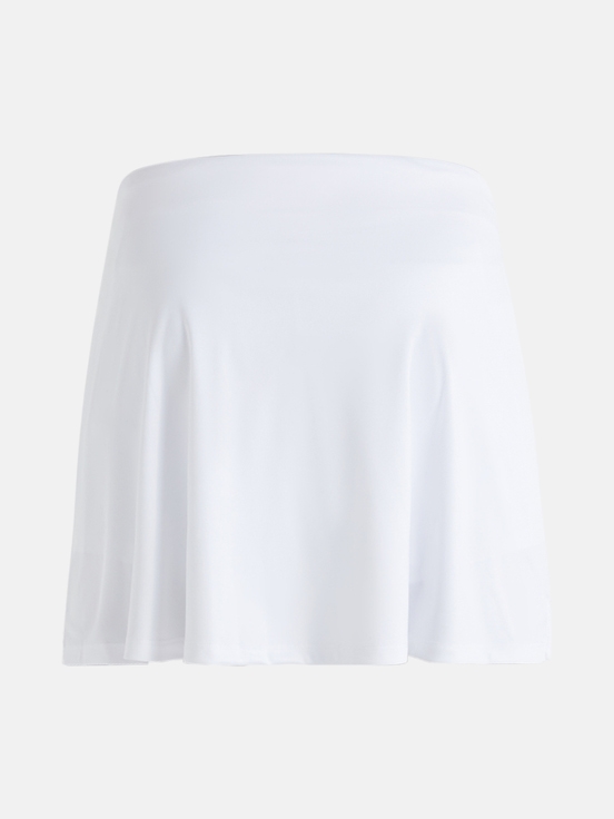 White Women Peak Performance Player Skirt | US-YFUAI0689