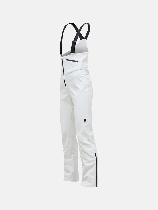 White Women Peak Performance Stretch Softshell Bib Pants | US-XZCDK6085