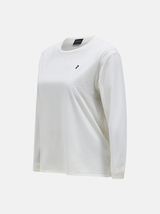 White Women Peak Performance Trail Longsleeve T-shirt | US-CAFGX6134