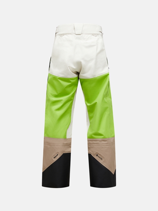 White / Green / Beige Men Peak Performance Gravity Gore-tex 3l Shell Ski Pants | US-EWOPU7256