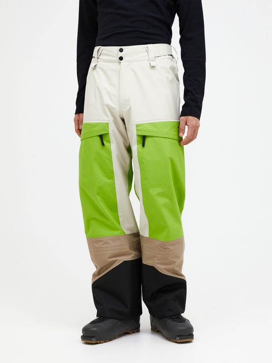 White / Green / Beige Men Peak Performance Gravity Gore-tex 3l Shell Ski Pants | US-EWOPU7256