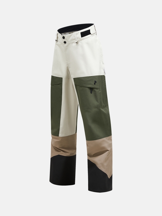 White / Olive / Khaki Women Peak Performance Gravity Gore-tex 3l Shell Ski Pants | US-RJVAE0792