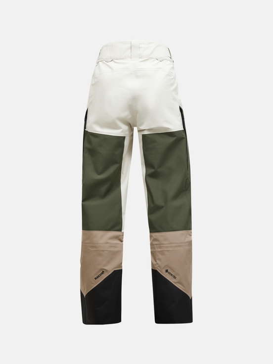 White / Olive / Khaki Women Peak Performance Gravity Gore-tex 3l Shell Ski Pants | US-RJVAE0792